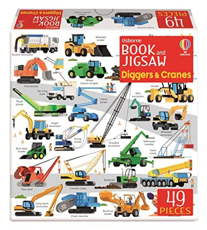 Usborne Book and Jigsaw Diggers and Cranes by Sam SmithGabriele Antonini-Paperback
Usborne Book and Jigsaw Diggers and Cranes by Sam SmithGabriele Antonini-Paperback