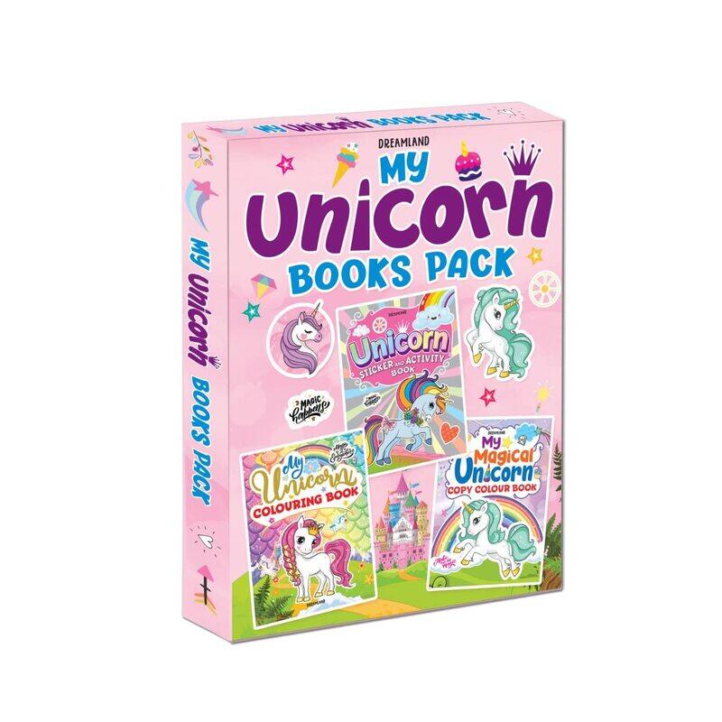 My Unicorn Books Pack - Unicorn Sticker and Activity Book, Copy Colour and Colouring Books
My Unicorn Books Pack - Unicorn Sticker and Activity Book, Copy Colour and Colouring Books