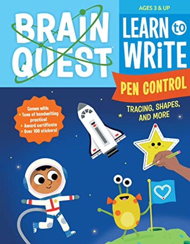 Brain Quest Learn To Write Pen Control Tracing Shapes And More By Publishing, Workman Paperback
Brain Quest Learn To Write Pen Control Tracing Shapes And More By Publishing, Workman Paperback