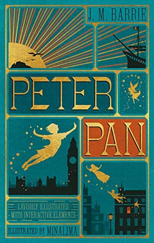 Peter Pan MinaLima Edition lllustrated with Interactive Elements by J M BarrieMinaLima Ltd-Hardcover
Peter Pan MinaLima Edition lllustrated with Interactive Elements by J M BarrieMinaLima Ltd-Hardcover