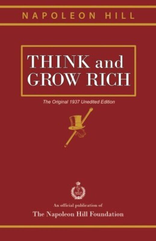 Think And Grow Rich The Original 1937 Unedited Edition By Hill, Napoleon Paperback
Think And Grow Rich The Original 1937 Unedited Edition By Hill, Napoleon Paperback