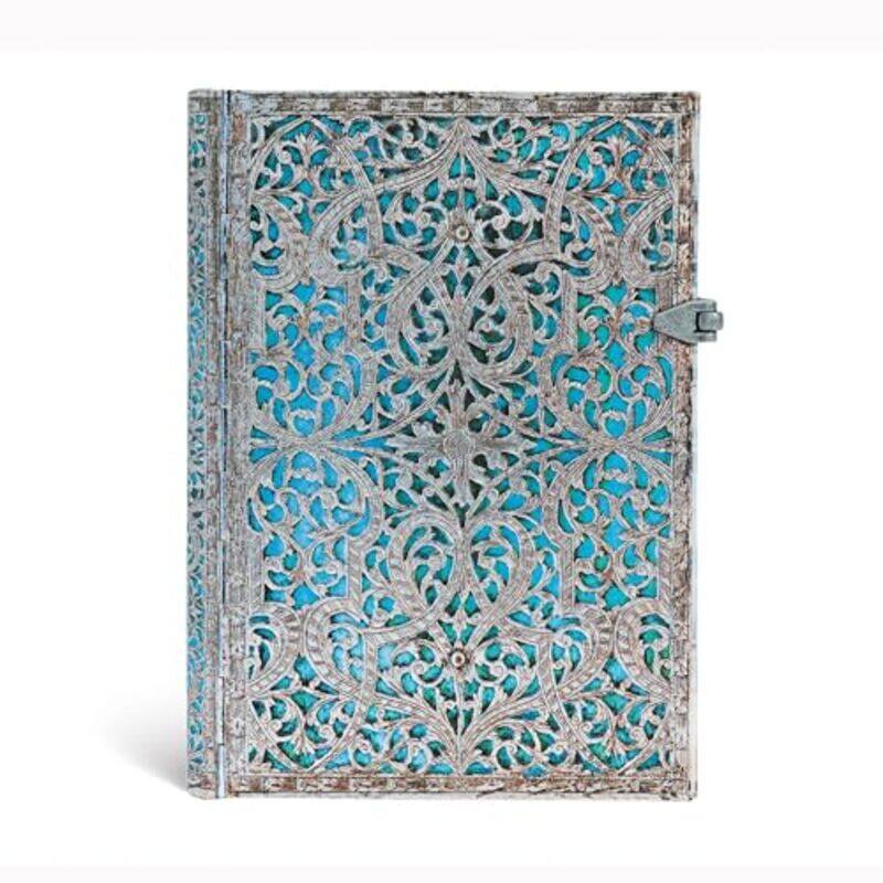 Maya Blue Silver Filigree Collection Midi Lined Hardcover Journal by Paperblanks-Hardcover
Maya Blue Silver Filigree Collection Midi Lined Hardcover Journal by Paperblanks-Hardcover