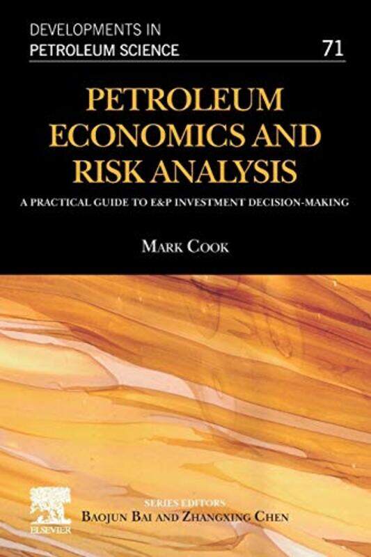 Petroleum Economics And Risk Analysis by Mark (TRACS International, Aberdeen, Scotland, UK) Cook-Paperback
Petroleum Economics And Risk Analysis by Mark (TRACS International, Aberdeen, Scotland, UK) Cook-Paperback
