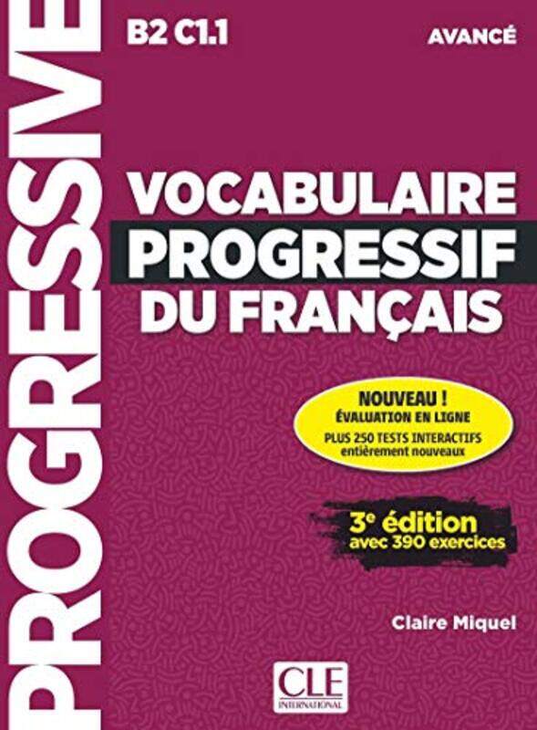 Vocabulaire Progressif Du Francais Avance + Appli + Cd 2Ed By Miquel Claire Paperback
Vocabulaire Progressif Du Francais Avance + Appli + Cd 2Ed By Miquel Claire Paperback