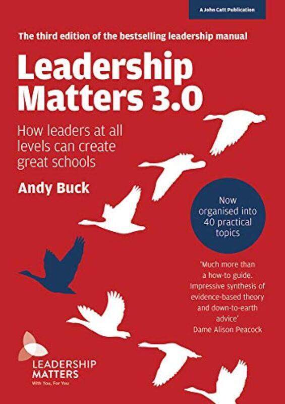 Leadership Matters 3.0: How Leaders At All Levels Can Create Great Schools,Paperback by Buck, Andy
Leadership Matters 3.0: How Leaders At All Levels Can Create Great Schools,Paperback by Buck, Andy