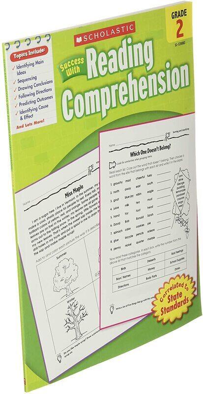 Scholastic Success with Reading Comprehension, Grade 2, Paperback Book, By: Scholastic
Scholastic Success with Reading Comprehension, Grade 2, Paperback Book, By: Scholastic