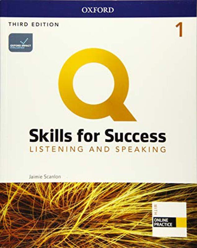 Q Skills For Success Level 1 Listening And Speaking Student Book With Iq Online Practice By Scanlon, Jaimie -Paperback
Q Skills For Success Level 1 Listening And Speaking Student Book With Iq Online Practice By Scanlon, Jaimie -Paperback