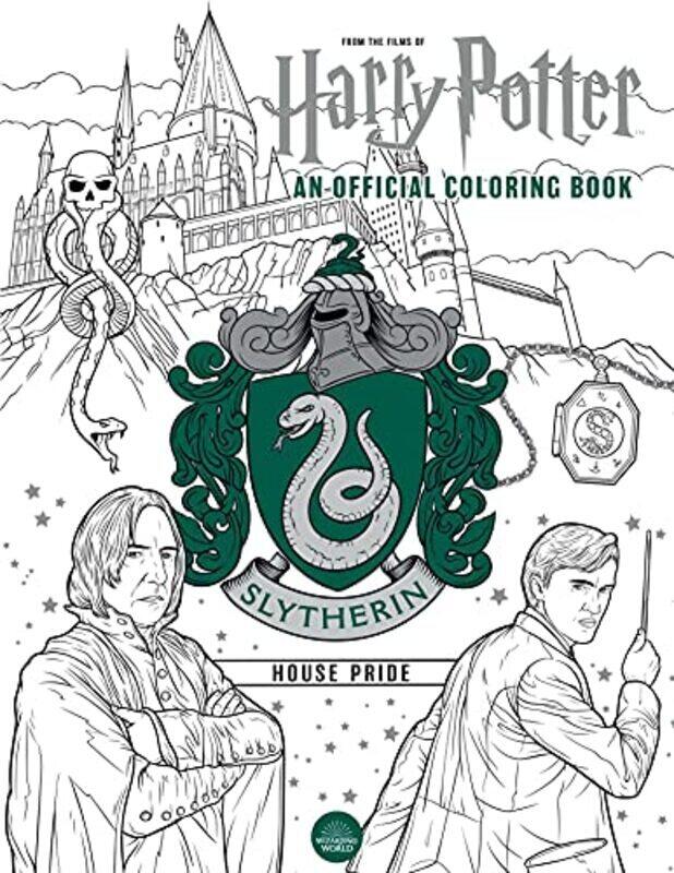 Harry Potter: Slytherin House Pride: The Official Coloring Book: (Gifts Books for Harry Potter Fans, , Paperback by Insight Editions
Harry Potter: Slytherin House Pride: The Official Coloring Book: (Gifts Books for Harry Potter Fans, , Paperback by Insight Editions