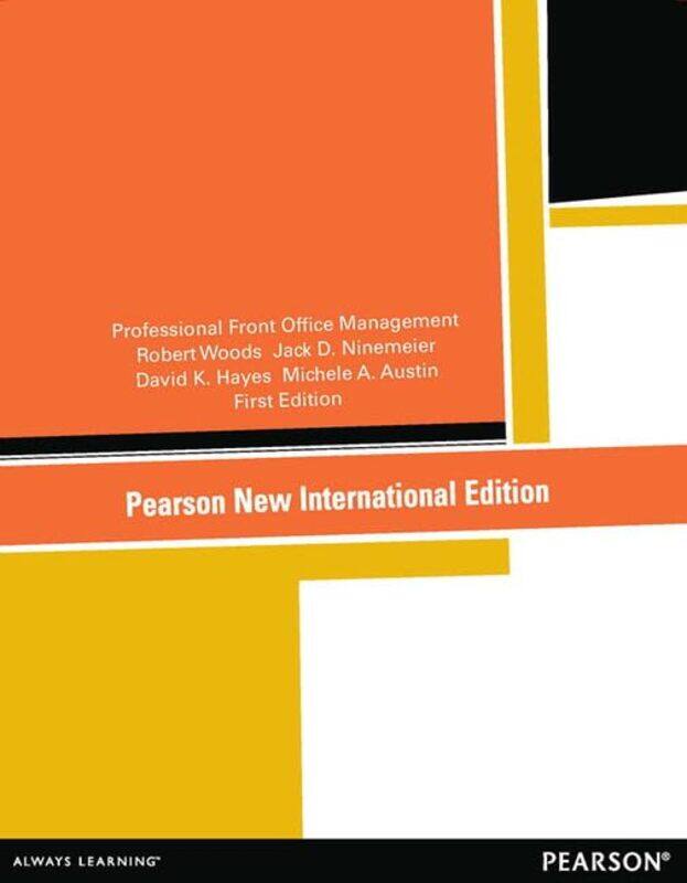 Professional Front Office Management by Robert WoodsJack NinemeierDavid HayesMichele Austin-Paperback
Professional Front Office Management by Robert WoodsJack NinemeierDavid HayesMichele Austin-Paperback
