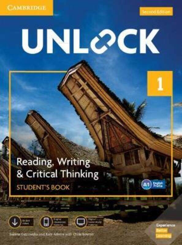 Unlock Level 1 Reading, Writing, & Critical Thinking Student's Book, Mob App and Online Workbook w/
Unlock Level 1 Reading, Writing, & Critical Thinking Student's Book, Mob App and Online Workbook w/