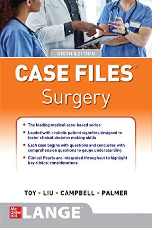 Case Files Surgery Sixth Edition by Eugene ToyTerrence LiuAndre CampbellBarnard Palmer-Paperback
Case Files Surgery Sixth Edition by Eugene ToyTerrence LiuAndre CampbellBarnard Palmer-Paperback