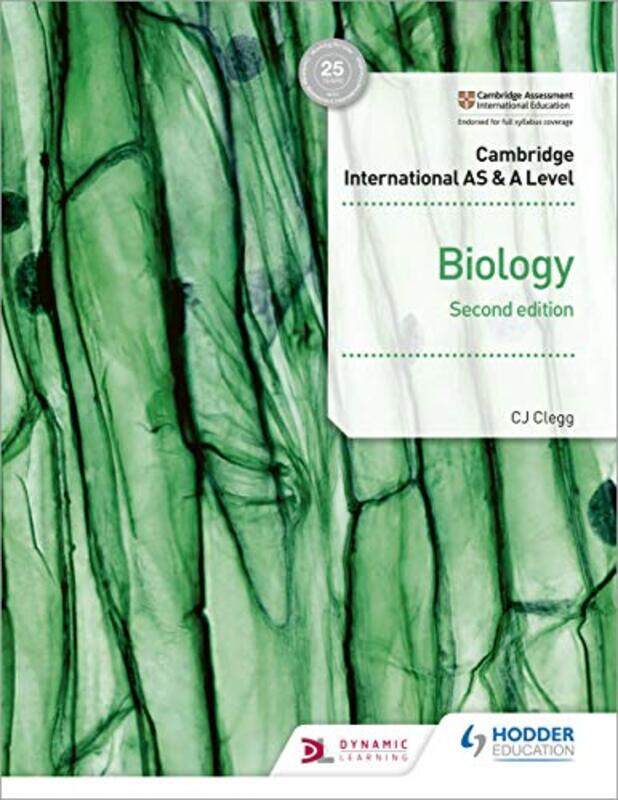 Cambridge International AS & A Level Biology Student's Book 2nd edition,Paperback,by:Clegg, C. J.
Cambridge International AS & A Level Biology Student's Book 2nd edition,Paperback,by:Clegg, C. J.