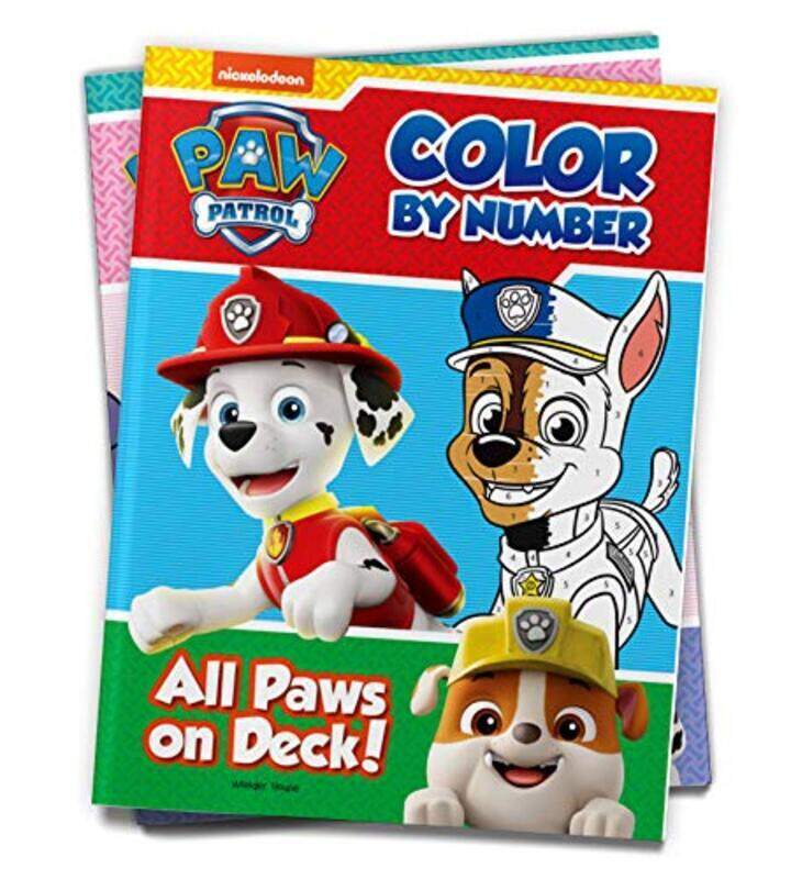 All Paws on Deck: Paw Patrol, Color By Number Activity Book Paperback by Wonder House Books
All Paws on Deck: Paw Patrol, Color By Number Activity Book Paperback by Wonder House Books