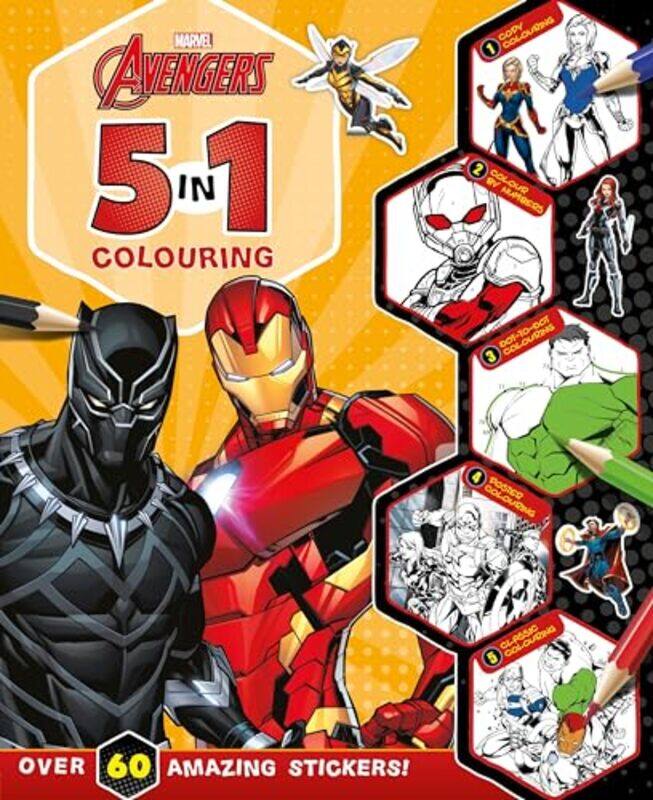 Marvel Avengers 5 in 1 Colouring by Marvel Entertainment International Ltd-Paperback
Marvel Avengers 5 in 1 Colouring by Marvel Entertainment International Ltd-Paperback