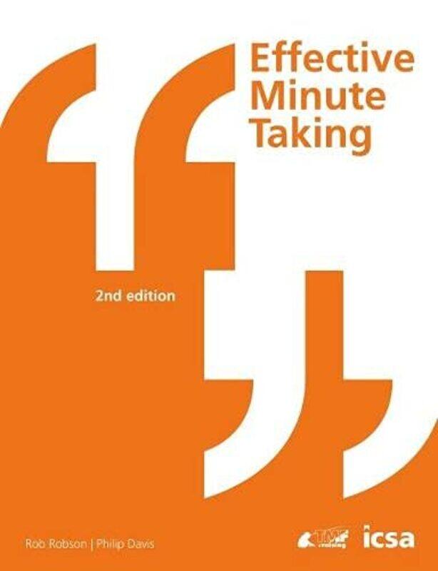 Effective Minute Taking 2nd Edition by Steven DulanSteven DulanAmy Dulan-Paperback
Effective Minute Taking 2nd Edition by Steven DulanSteven DulanAmy Dulan-Paperback