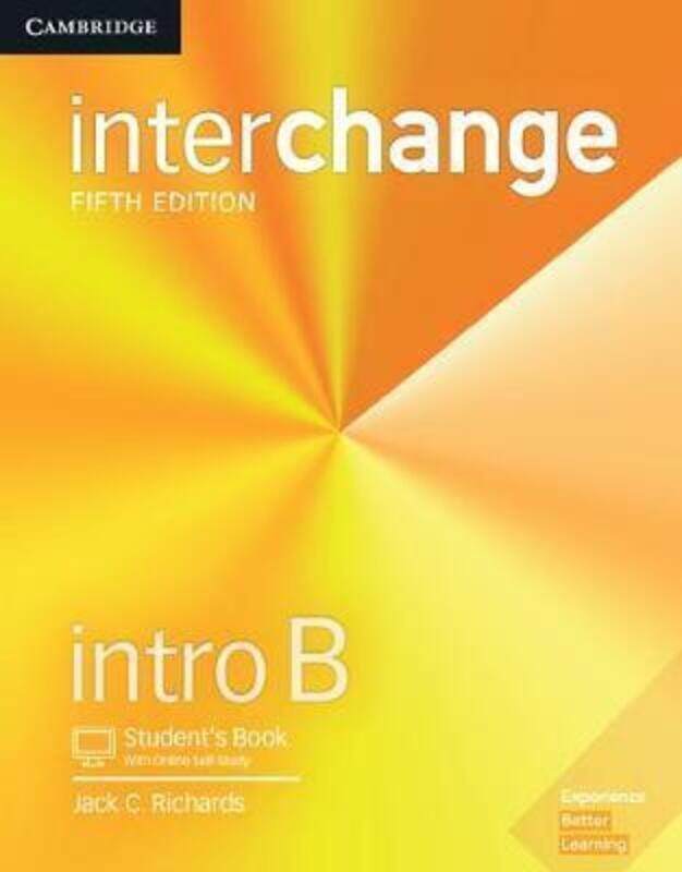 Interchange Intro B Student's Book with Online Self-Study, Paperback Book, By: Jack C. Richards
Interchange Intro B Student's Book with Online Self-Study, Paperback Book, By: Jack C. Richards