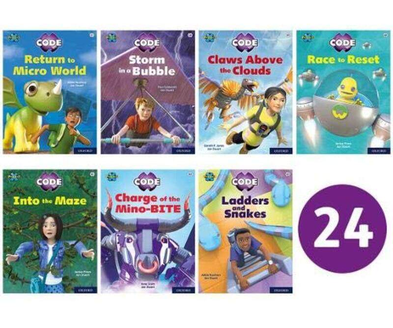 Project X CODE White and Lime Book Bands Oxford Levels 10 and 11 Sky Bubble and Maze Craze Class Pack of 24 by Kate ScottAbbie RushtonJanice PimmElen
Project X CODE White and Lime Book Bands Oxford Levels 10 and 11 Sky Bubble and Maze Craze Class Pack of 24 by Kate ScottAbbie RushtonJanice PimmElen