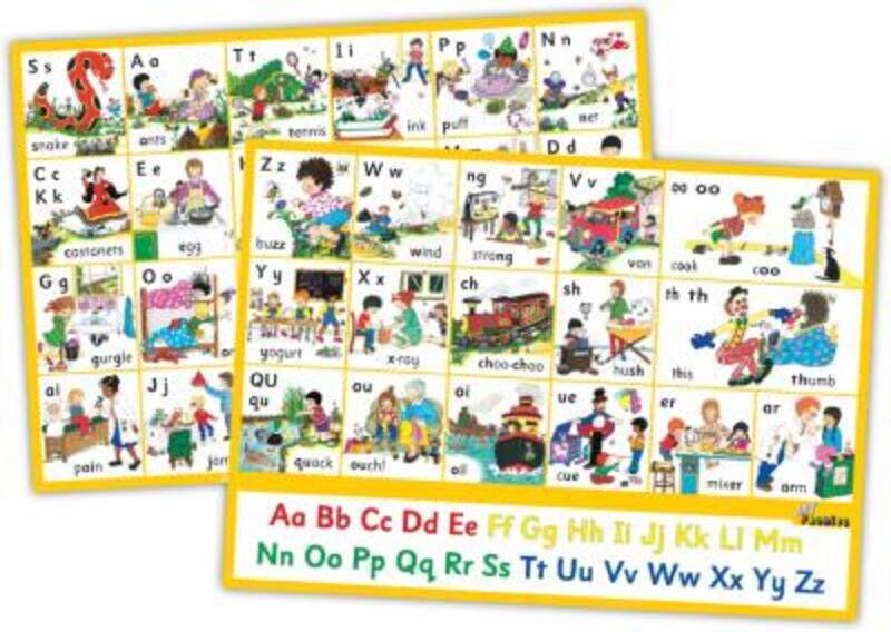 Jolly Phonics Letter sound Wall Charts: In Print Letters (British English edition).paperback,By :
Jolly Phonics Letter sound Wall Charts: In Print Letters (British English edition).paperback,By :