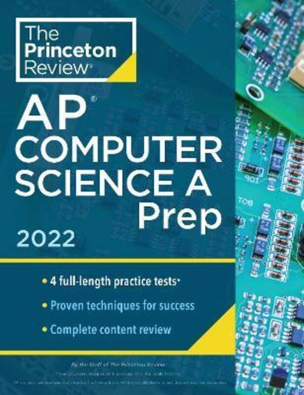 Princeton Review AP Computer Science A Prep, 2022, Paperback Book, By: Princeton Review
Princeton Review AP Computer Science A Prep, 2022, Paperback Book, By: Princeton Review