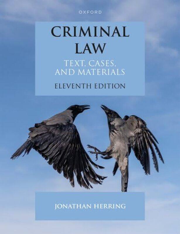 Criminal Law by Jonathan Professor of Law, Professor of Law, University of Oxford Herring-Paperback
Criminal Law by Jonathan Professor of Law, Professor of Law, University of Oxford Herring-Paperback