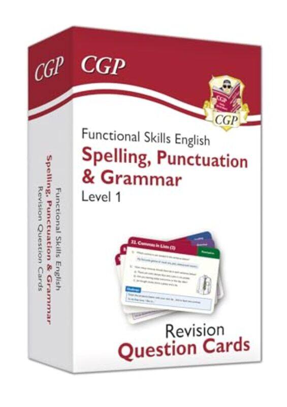 Functional Skills English Revision Question Cards Spelling Punctuation & Grammar Level 1 by Colin McEvedyDavid Woodroffe-Hardcover
Functional Skills English Revision Question Cards Spelling Punctuation & Grammar Level 1 by Colin McEvedyDavid Woodroffe-Hardcover
