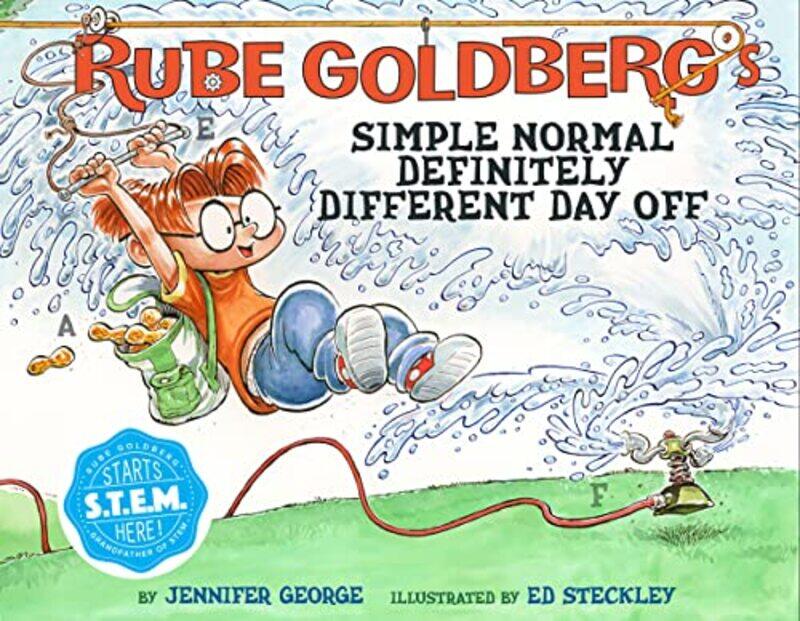 Rube Goldbergs Simple Normal Definitely Different Day Off by Jennifer GeorgeEd Steckley-Hardcover
Rube Goldbergs Simple Normal Definitely Different Day Off by Jennifer GeorgeEd Steckley-Hardcover