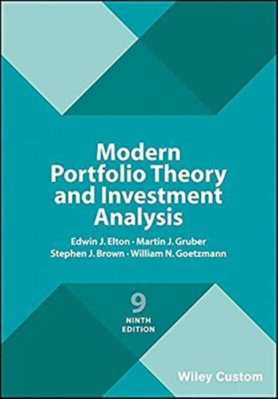Modern Portfolio Theory and Investment Analysis by Robert M Koretsky-Paperback
Modern Portfolio Theory and Investment Analysis by Robert M Koretsky-Paperback