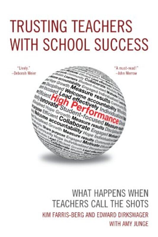 Trusting Teachers with School Success by Kim Farris-BergEdward J Dirkswager-Paperback
Trusting Teachers with School Success by Kim Farris-BergEdward J Dirkswager-Paperback