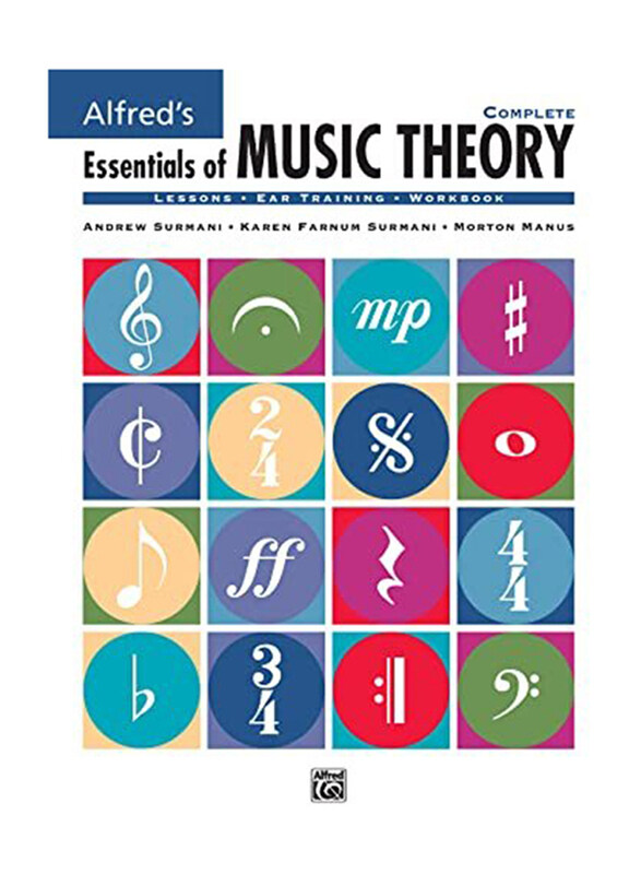 Alfred's Essentials Of Music Theory Lessons, Ear Training & Workbook, Paperback Book, By: Andrew Surmani, Karen Farnum Surmani & Morton Manus
Alfred's Essentials Of Music Theory Lessons, Ear Training & Workbook, Paperback Book, By: Andrew Surmani, Karen Farnum Surmani & Morton Manus