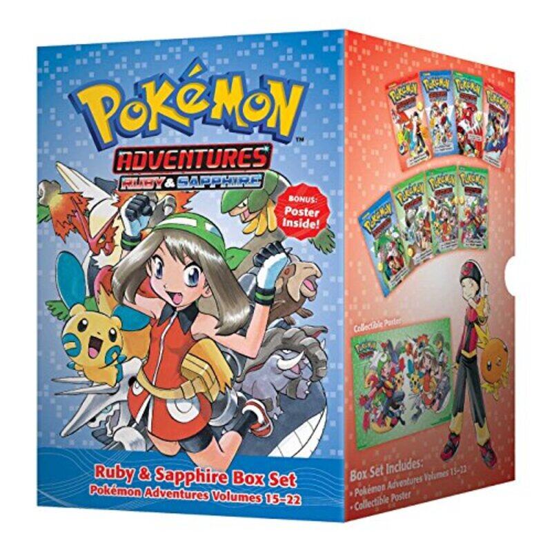 Pokemon Adventures Ruby and Sapphire Box Set by Hidenori KusakaSatoshi Yamamoto-Paperback
Pokemon Adventures Ruby and Sapphire Box Set by Hidenori KusakaSatoshi Yamamoto-Paperback