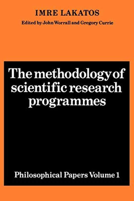 The Methodology of Scientific Research Programmes Volume 1 by Imre LakatosJohn WorrallGregory Currie-Paperback
The Methodology of Scientific Research Programmes Volume 1 by Imre LakatosJohn WorrallGregory Currie-Paperback