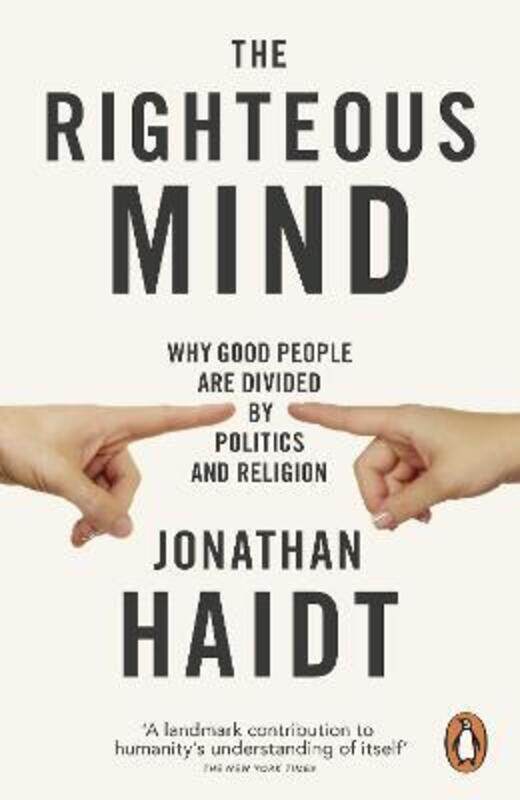 ^(M) The Righteous Mind: Why Good People are Divided by Politics and Religion.paperback,By :Jonathan Haidt
^(M) The Righteous Mind: Why Good People are Divided by Politics and Religion.paperback,By :Jonathan Haidt