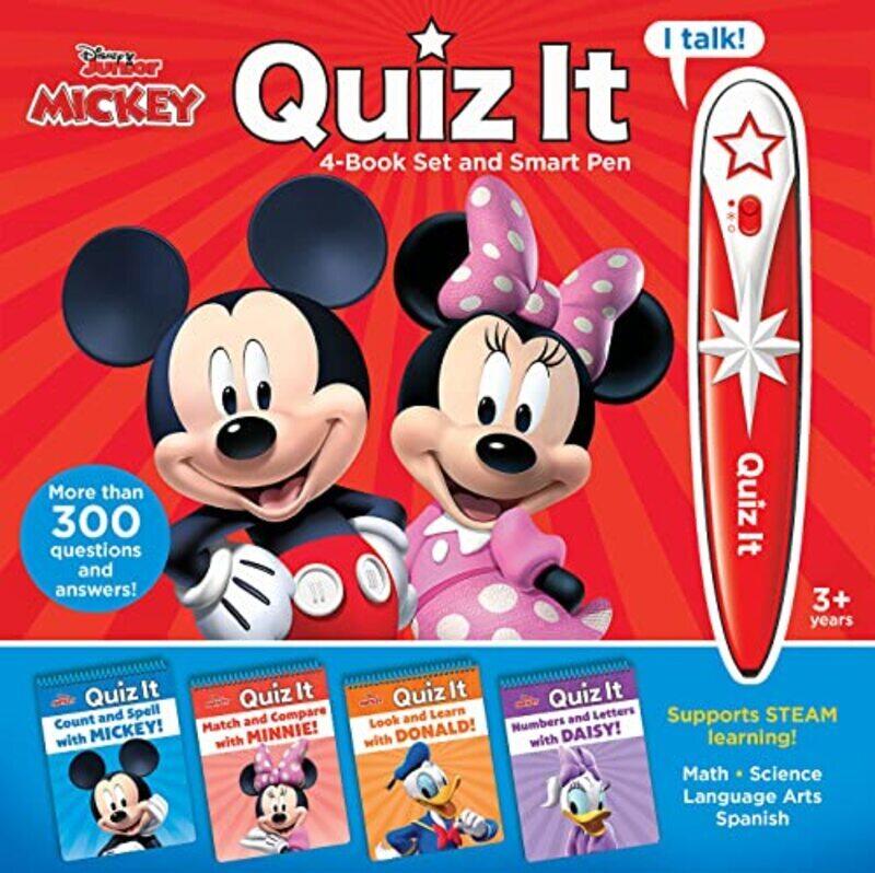 Disney Mickey Quiz It 4Book Set And Talking Pen by Pi Kids - The Disney Storybook Art Team Paperback
Disney Mickey Quiz It 4Book Set And Talking Pen by Pi Kids - The Disney Storybook Art Team Paperback