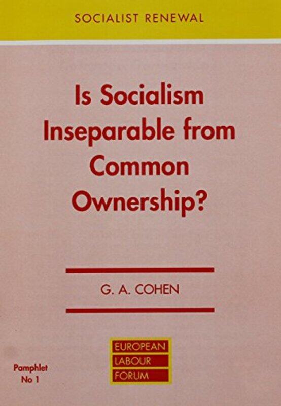 Is Socialism Inseparable from Common Ownership by Nicola ReddyErin Brown-Paperback
Is Socialism Inseparable from Common Ownership by Nicola ReddyErin Brown-Paperback