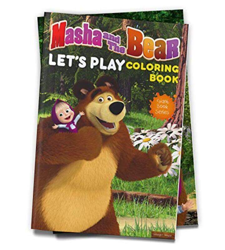 Masha And The Bear Let Play: Giant Coloring Book For Kids Paperback by Wonder House Books
Masha And The Bear Let Play: Giant Coloring Book For Kids Paperback by Wonder House Books