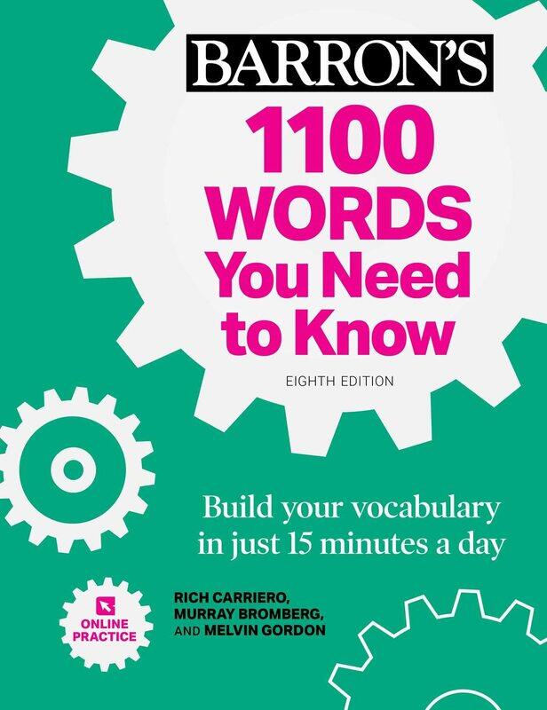 1100 Words You Need to Know + Online Practice: Build Your Vocabulary in just 15 minutes a day!
1100 Words You Need to Know + Online Practice: Build Your Vocabulary in just 15 minutes a day!