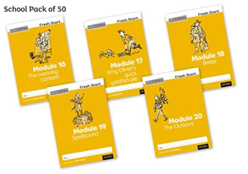 Read Write Inc Fresh Start Modules 1620 School Pack of 50 by Ralph L Block-Paperback
Read Write Inc Fresh Start Modules 1620 School Pack of 50 by Ralph L Block-Paperback