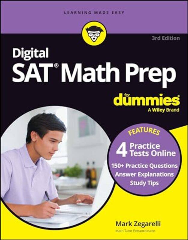 Digital SAT Math Prep For Dummies by Michele Barilla SpA Italy Suman-Paperback
Digital SAT Math Prep For Dummies by Michele Barilla SpA Italy Suman-Paperback