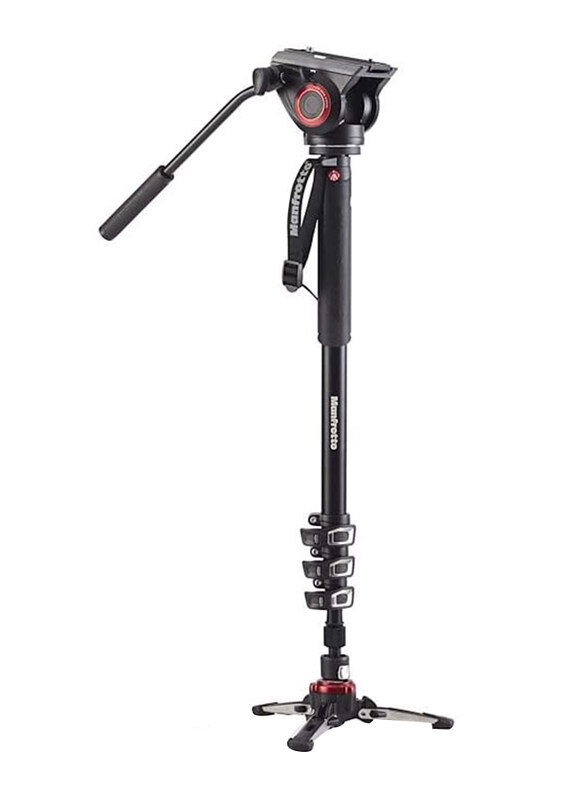 Manfrotto Xpro Aluminum Video Monopod With 500 Series Video Head, MVMXPRO500US, Black
Manfrotto Xpro Aluminum Video Monopod With 500 Series Video Head, MVMXPRO500US, Black