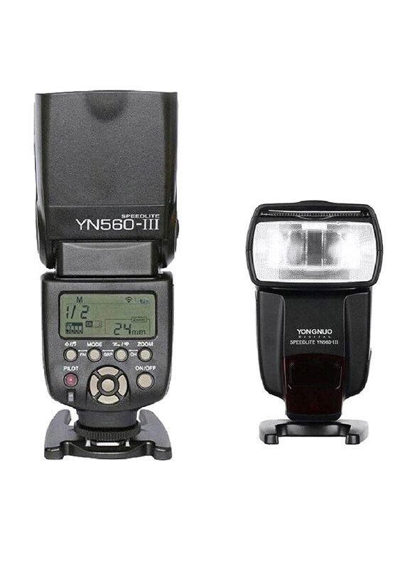 Generic Yongnuo YN560-III Wireless Flash Speedlite for Canon/Nikon/Pentax DSLR Cameras, Black
Generic Yongnuo YN560-III Wireless Flash Speedlite for Canon/Nikon/Pentax DSLR Cameras, Black