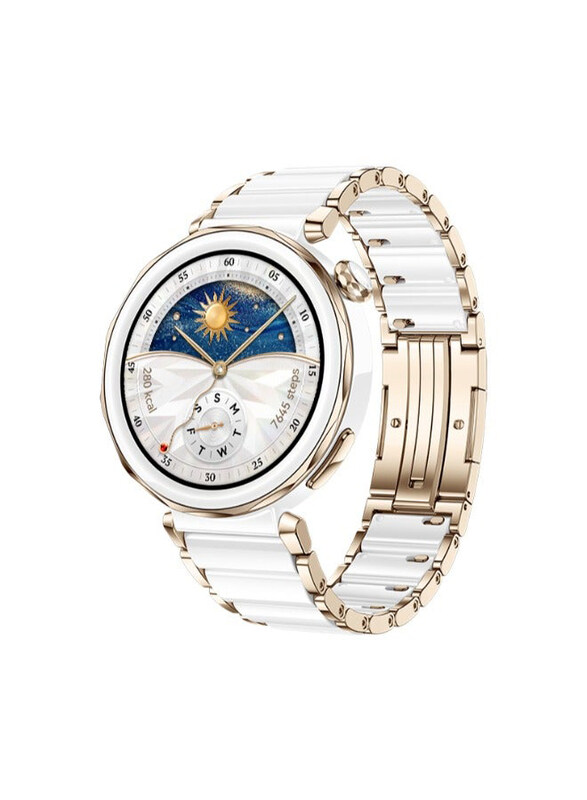 Huawei Watch GT5 Pro 42mm All-New Running and Cycling Sports Smartwatch, White/Gold
Huawei Watch GT5 Pro 42mm All-New Running and Cycling Sports Smartwatch, White/Gold