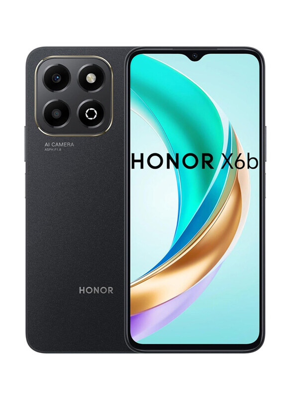 Honor X6b 128GB Midnight Black, 6GB RAM, 4G, Dual Sim Smartphone, Middle East Version
Honor X6b 128GB Midnight Black, 6GB RAM, 4G, Dual Sim Smartphone, Middle East Version