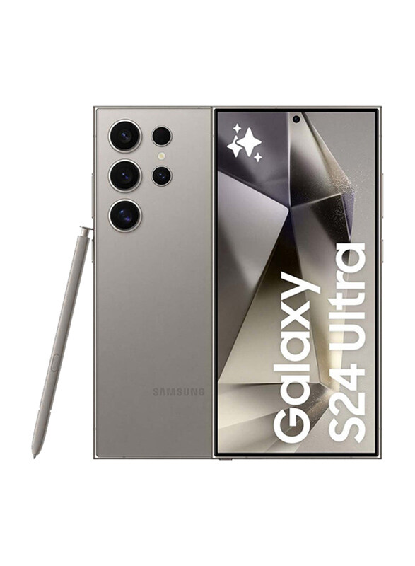 Samsung Galaxy S24 Ultra 256GB Titanium Grey, 12GB RAM, 5G, Dual Sim Smartphone, Middle East Version
Samsung Galaxy S24 Ultra 256GB Titanium Grey, 12GB RAM, 5G, Dual Sim Smartphone, Middle East Version