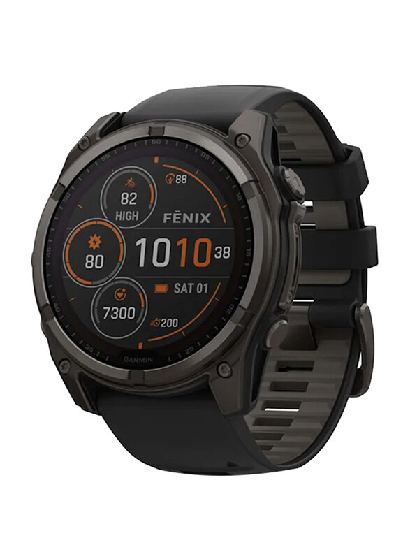 Garmin Fenix 8 51mm AMOLED Smartwatch with Transflective Memory-in-Pixel (Mip) and Scratch Resistant, GPS, Carbon Grey,010-02907-11
Garmin Fenix 8 51mm AMOLED Smartwatch with Transflective Memory-in-Pixel (Mip) and Scratch Resistant, GPS, Carbon Grey,010-02907-11