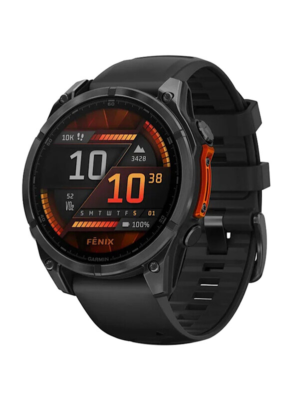 Garmin Fenix 8 47mm AMOLED Display Smartwatch with Scratch Resistant and Offline Voice Command, GPS, Slate Grey,010-02904-00
Garmin Fenix 8 47mm AMOLED Display Smartwatch with Scratch Resistant and Offline Voice Command, GPS, Slate Grey,010-02904-00