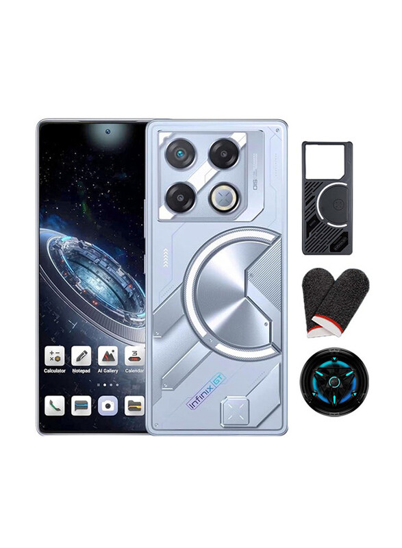 Infinix GT 20 Pro 256GB Mecha Silver, 24GB RAM(12+12GB Extended), 5G with Free Gift, Middle East Version
Infinix GT 20 Pro 256GB Mecha Silver, 24GB RAM(12+12GB Extended), 5G with Free Gift, Middle East Version