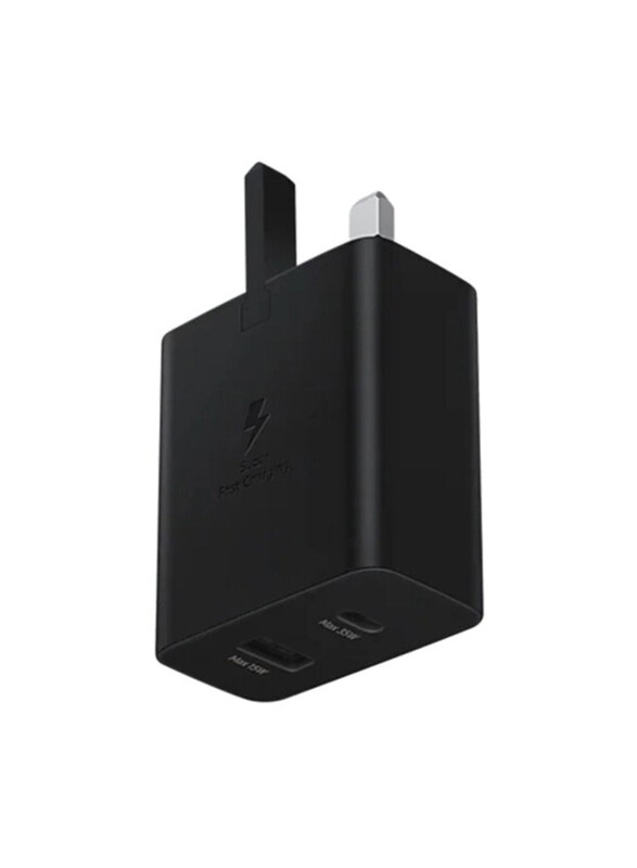 Samsung 35W Travel Adapter with USB Type A & USB Type C Dual Port, EPTA220NBEGAE, Black
Samsung 35W Travel Adapter with USB Type A & USB Type C Dual Port, EPTA220NBEGAE, Black