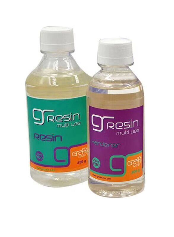 Pack Of 2 Graffiti Resin and Hardener Multiuse Zero VOC Clear high transparency 550g
Pack Of 2 Graffiti Resin and Hardener Multiuse Zero VOC Clear high transparency 550g