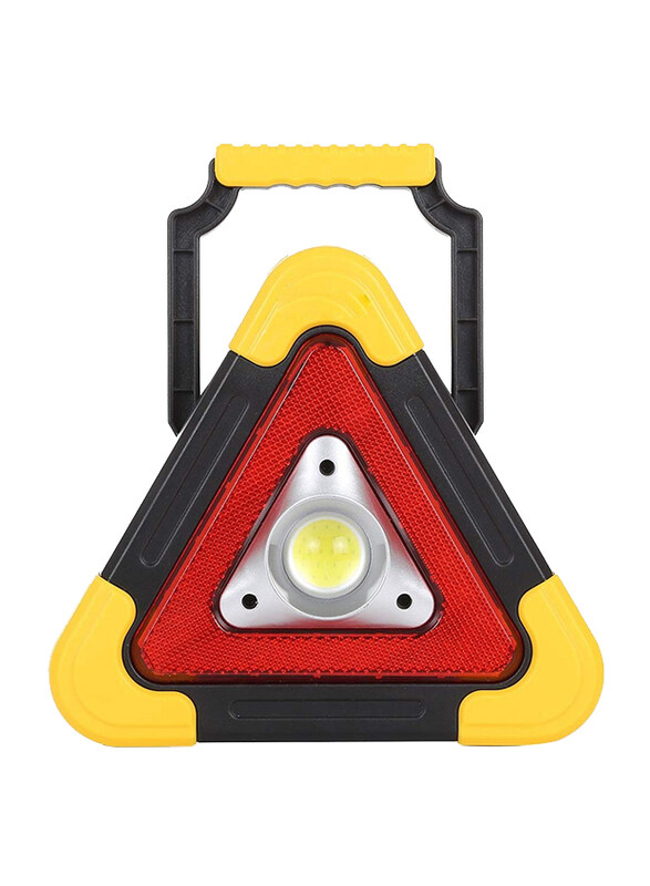 UK Plus Portable Multifunction Triangle Flood LED Emergency Light, Black/Yellow
UK Plus Portable Multifunction Triangle Flood LED Emergency Light, Black/Yellow