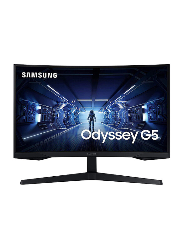 Samsung 27 Inch Odyssey G5 Quad HD Curved LED Gaming Monitor, 144Hz, 1ms, FreeSync Premium, LC27G55TQWMXUE, Black
Samsung 27 Inch Odyssey G5 Quad HD Curved LED Gaming Monitor, 144Hz, 1ms, FreeSync Premium, LC27G55TQWMXUE, Black